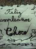 Postre de cumpleaños choco