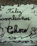 Postre de cumpleaños choco