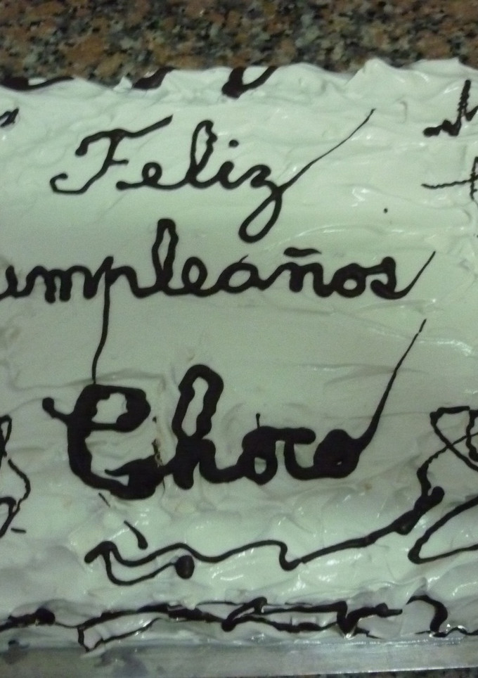 Una foto de Postre de cumpleaños choco