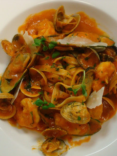 Una foto de Tagliatelle Fruto di mare