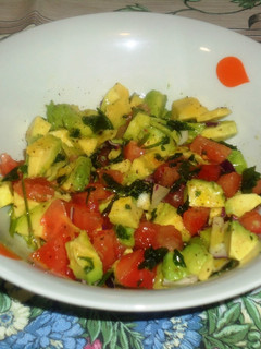 Una foto de Ensalada de aguacate