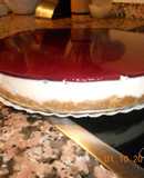 Pastel de queso con arándanos