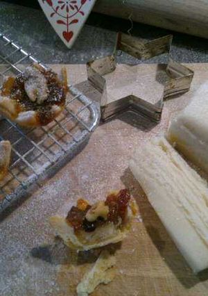 Una foto de Mince pies (pastelitos navideños)