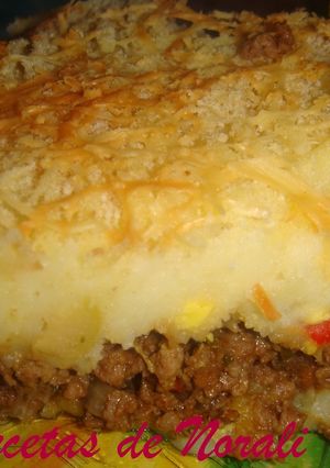 Una foto de Pastel de papa y carne