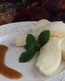  Confitura de rebozuelos (Cantharellus) con queso tetilla gallego