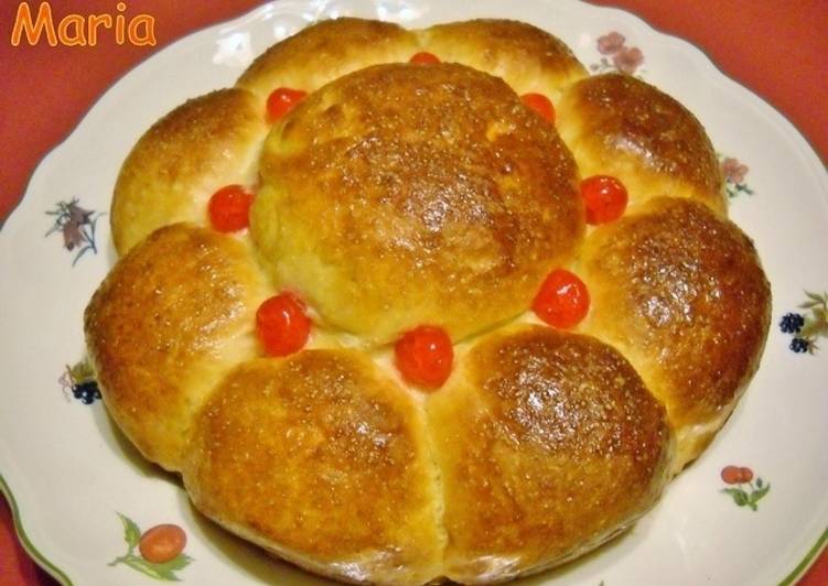 Brioche portugués con arándanos