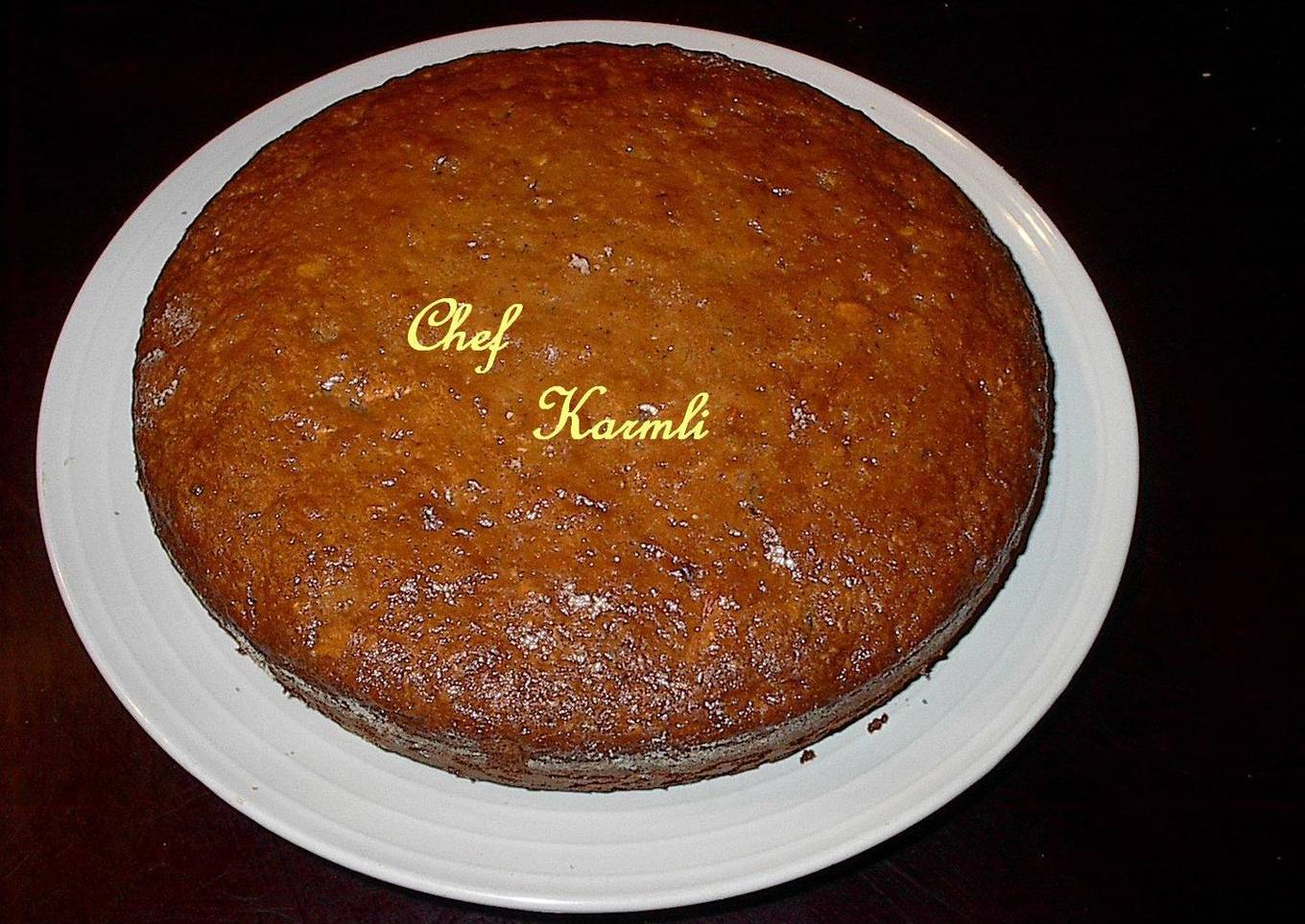 Torta de zanahoria y calabacín orgánica