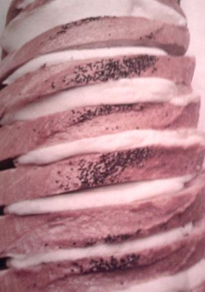 Una foto de Barra de pan rellena al horno