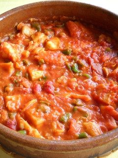 Una foto de Bacalao al ajoarriero tradicional