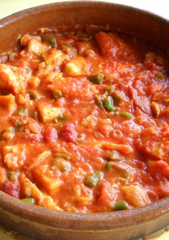 Una foto de Bacalao al ajoarriero tradicional