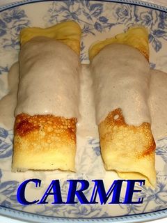 Una foto de Crêpes de setas