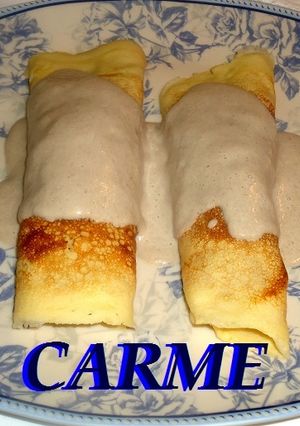 Una foto de Crêpes de setas