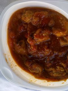 Una foto de Caldereta de cabeza de lomo ibérico