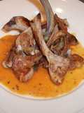 Chuletas de cordero de lechazo