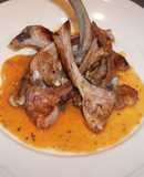 Chuletas de cordero de lechazo