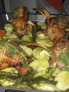 Una foto de Carre de cordero al horno