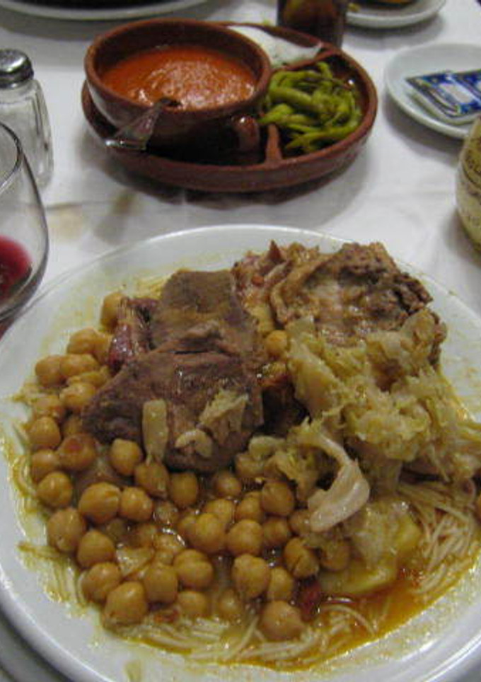 Una foto de Cocido madrileño express