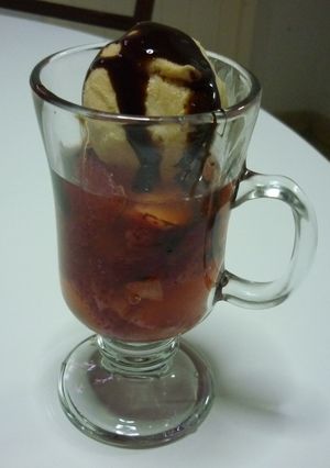 Una foto de Postre rápido de frutillas