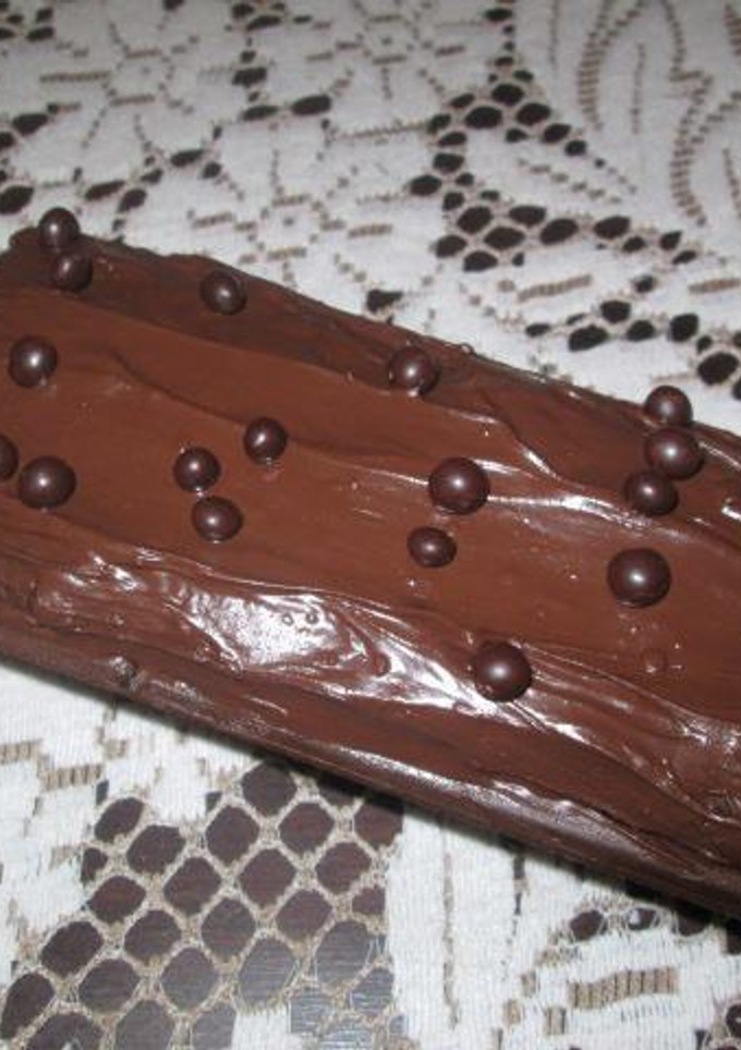 Una foto de Budín  de chocolate frío