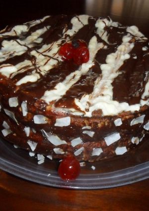 Una foto de Torta de mantequilla y crema pastelera