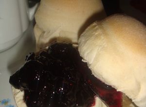 Una foto de Mermelada de blueberry o arándanos