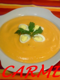 Una foto de Crema de boniatos
