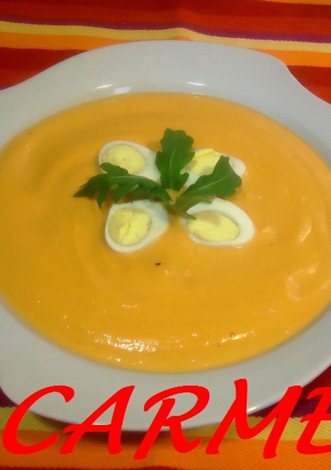 Una foto de Crema de boniatos