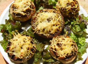 Foto principal de Champiñones rellenos para entrantes