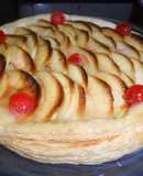 Tarta hojaldrada de manzanas