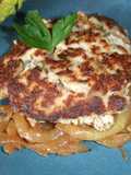 Tortitas de calabaza y merluza