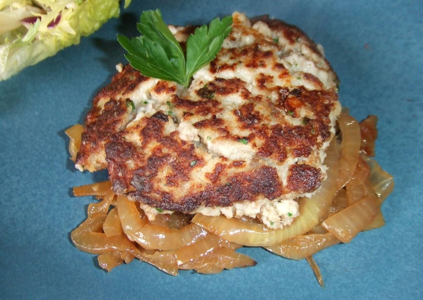Tortitas de calabaza y merluza<br />