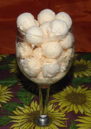Una foto de Espuma de duraznos
