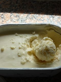 Una foto de Helado de crema americana casero