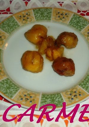 Una foto de Castañas glaseadas
