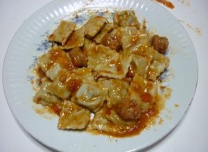 Una foto de Ravioles caseros de verdura