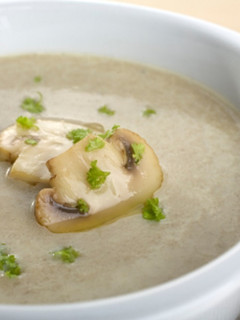 Una foto de Sopa de champiñones