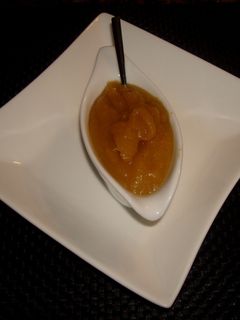 Una foto de Puré de manzana