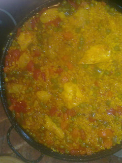 Una foto de Arroz con pollo granja