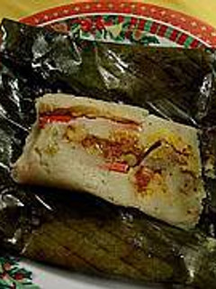 Una foto de Tamal de cerdo de Costa Rica