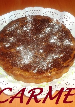 Una foto de Tarta húmeda con nueces