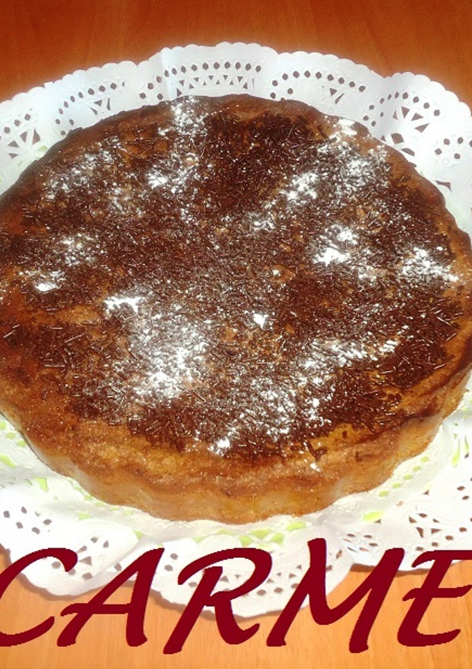 Una foto de Tarta húmeda con nueces