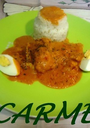Una foto de Bacalao en salsa al cava