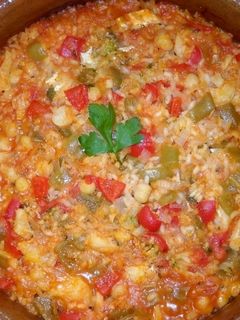 Una foto de Sarandonga (Arroz con bacalao)