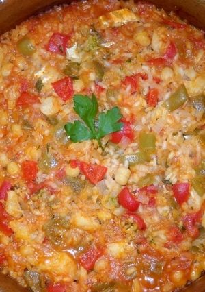 Una foto de Sarandonga (Arroz con bacalao)