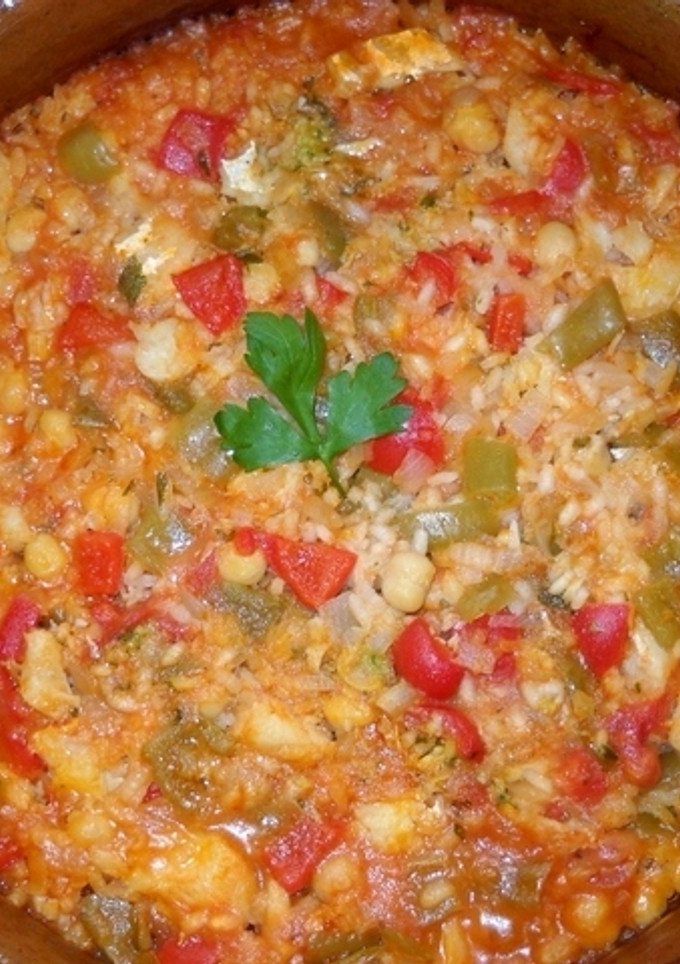Una foto de Sarandonga (Arroz con bacalao)