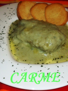 Foto principal de Rape en salsa de queso azul