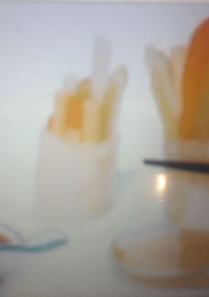 Una foto de Sushi de frutas