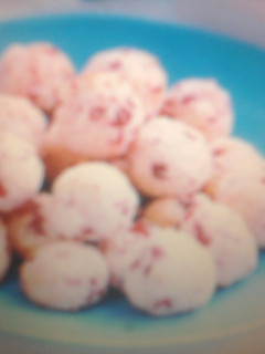 Una foto de Bolitas de coco para Navidad