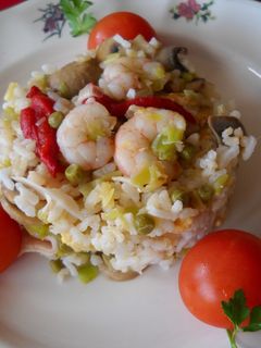 Una foto de Arroz integral a las tres delicias