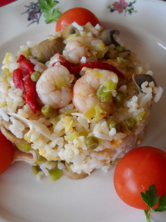 Una foto de Arroz integral a las tres delicias